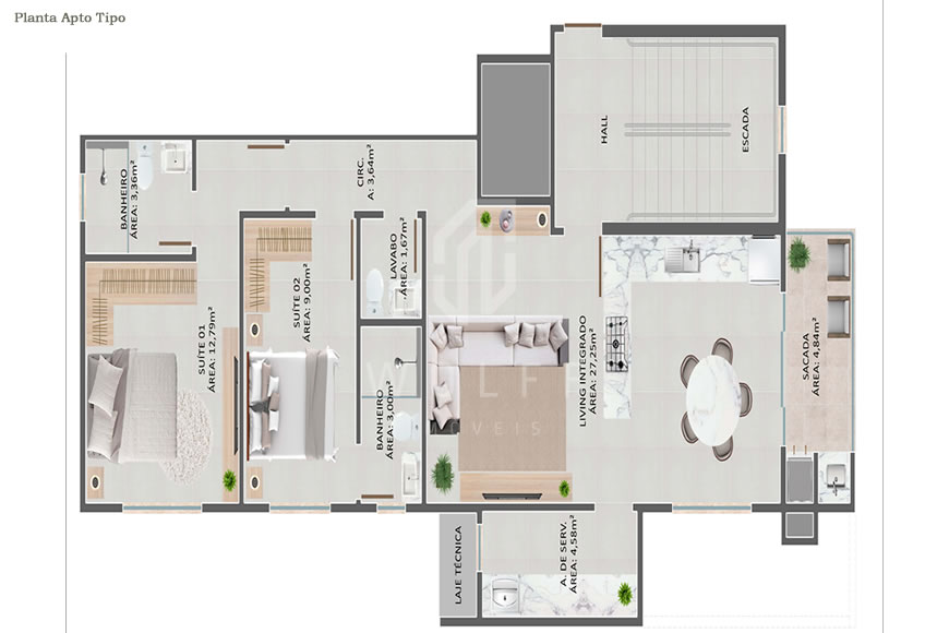 JD1255 - Apartamentos Exclusivos a apenas 200m do Mar