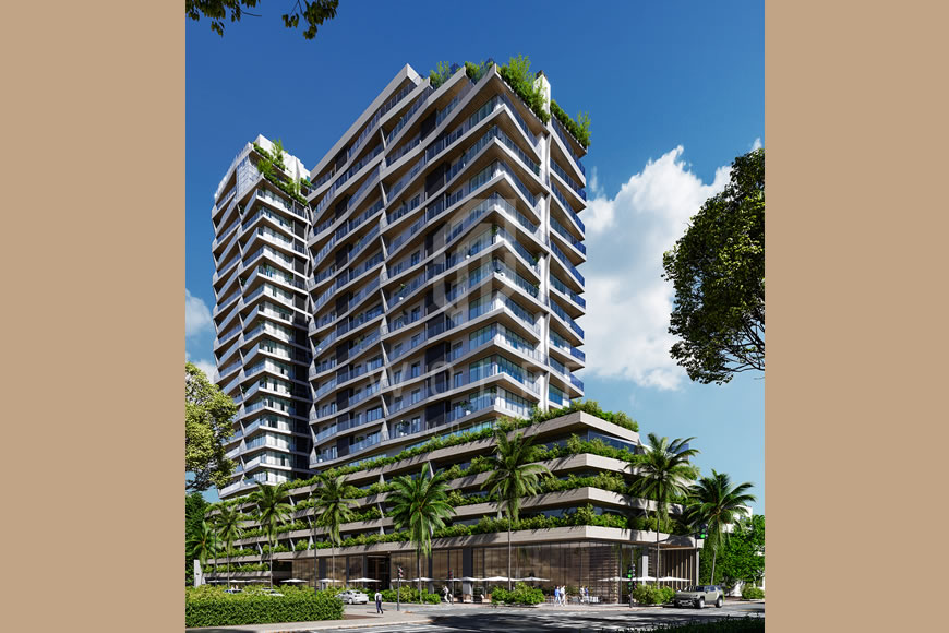 JD1270  - Bossa_Apartamentos_com Excelente Projeto e Vista Mar
