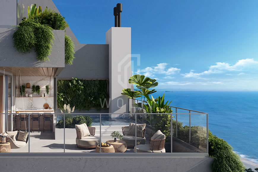 JD1270  - Bossa_Apartamentos_com Excelente Projeto e Vista Mar