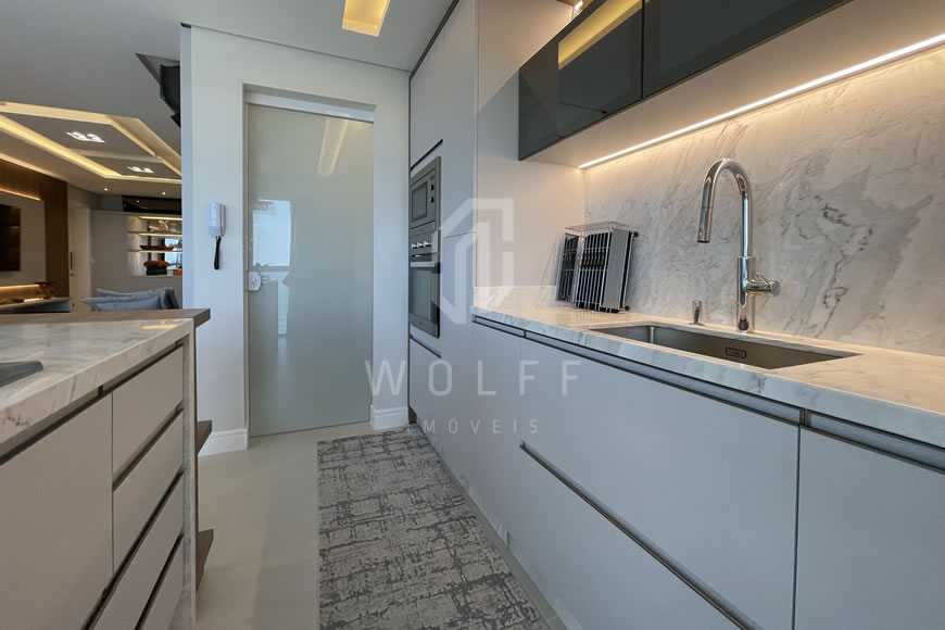 JD1271 - Apartamento Frente Mar Finamente Mobiliado