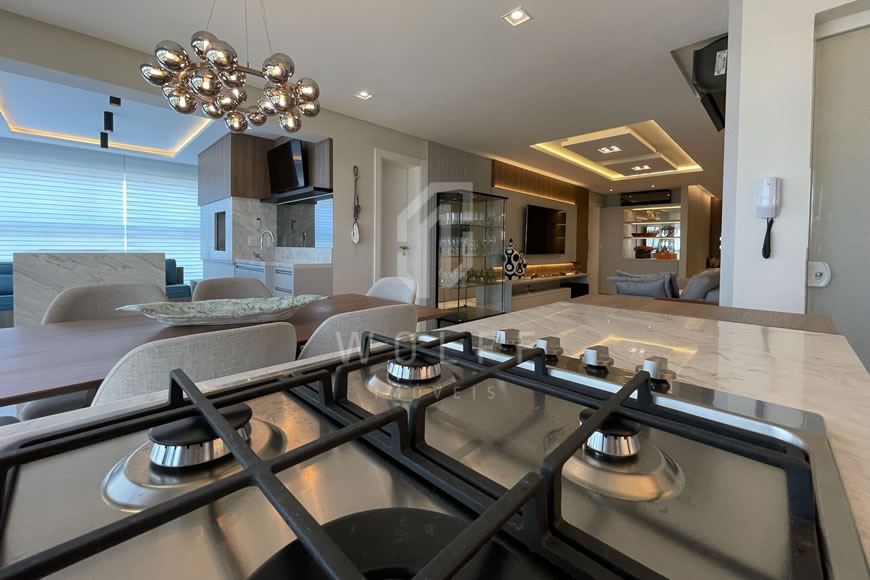 JD1271 - Apartamento Frente Mar Finamente Mobiliado