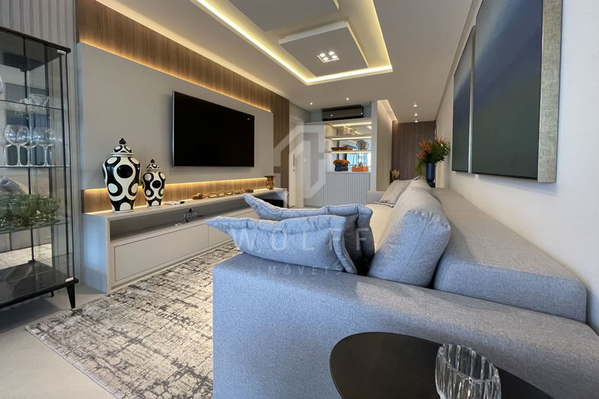 JD1271 - Apartamento Frente Mar Finamente Mobiliado