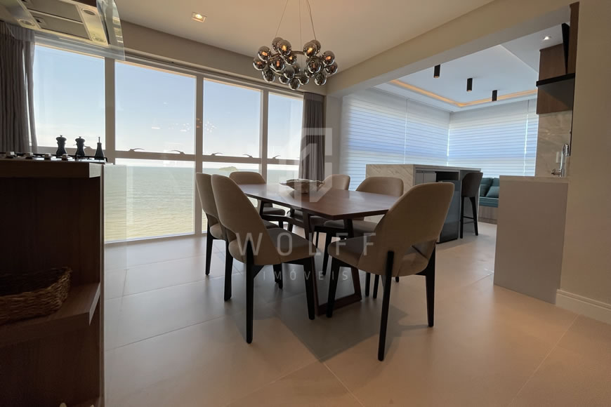 JD1271 - Apartamento Frente Mar Finamente Mobiliado