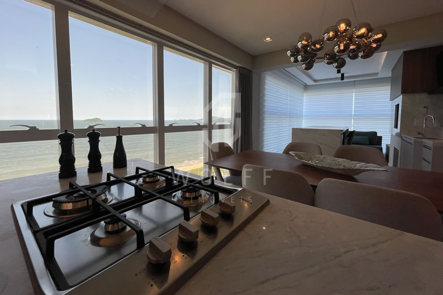 JD1271 - Apartamento Frente Mar Finamente Mobiliado