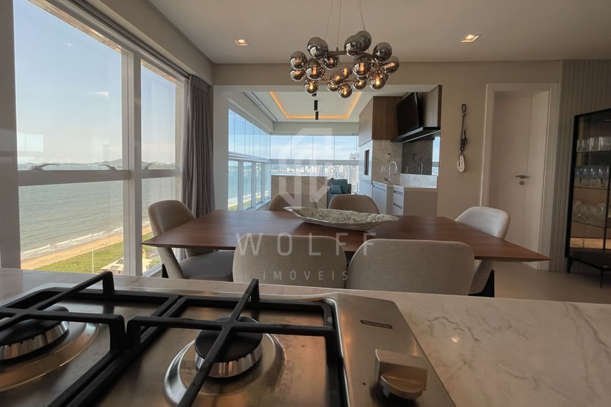 JD1271 - Apartamento Frente Mar Finamente Mobiliado