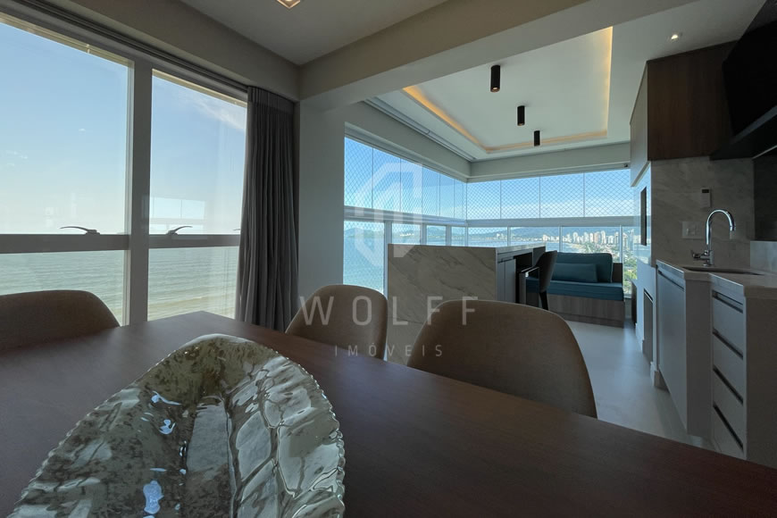 JD1271 - Apartamento Frente Mar Finamente Mobiliado