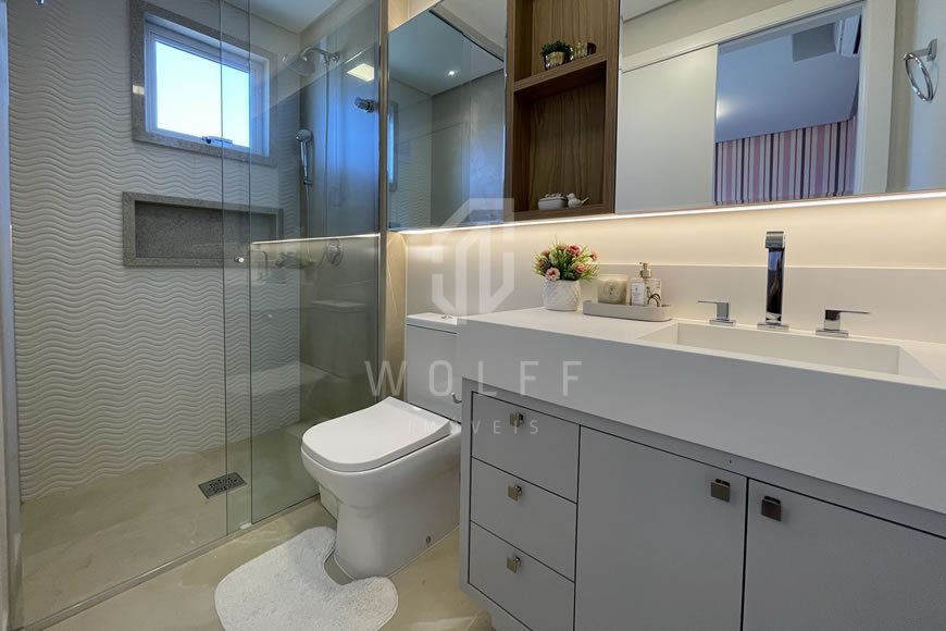JD1271 - Apartamento Frente Mar Finamente Mobiliado