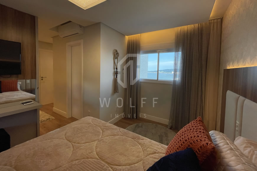 JD1271 - Apartamento Frente Mar Finamente Mobiliado