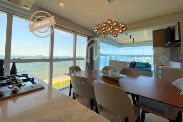 JD1271 - Apartamento Frente Mar Finamente Mobiliado