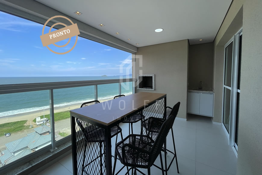 JD1287 - Apartamento Mobiliado com Excelente Vista Mar