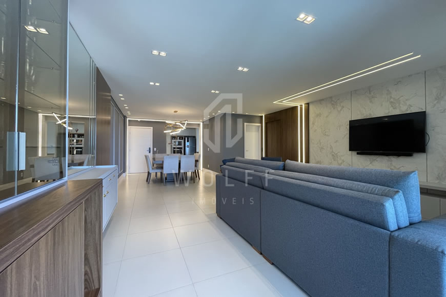 JD1287 - Apartamento Mobiliado com Excelente Vista Mar