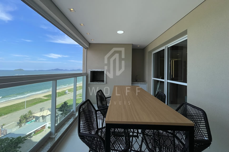 JD1287 - Apartamento Mobiliado com Excelente Vista Mar