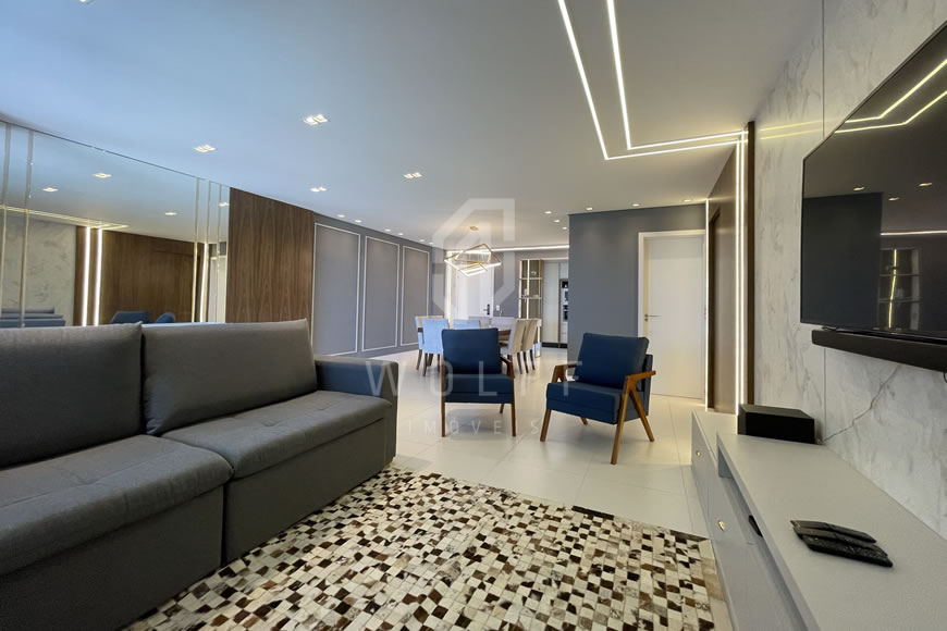 JD1287 - Apartamento Mobiliado com Excelente Vista Mar