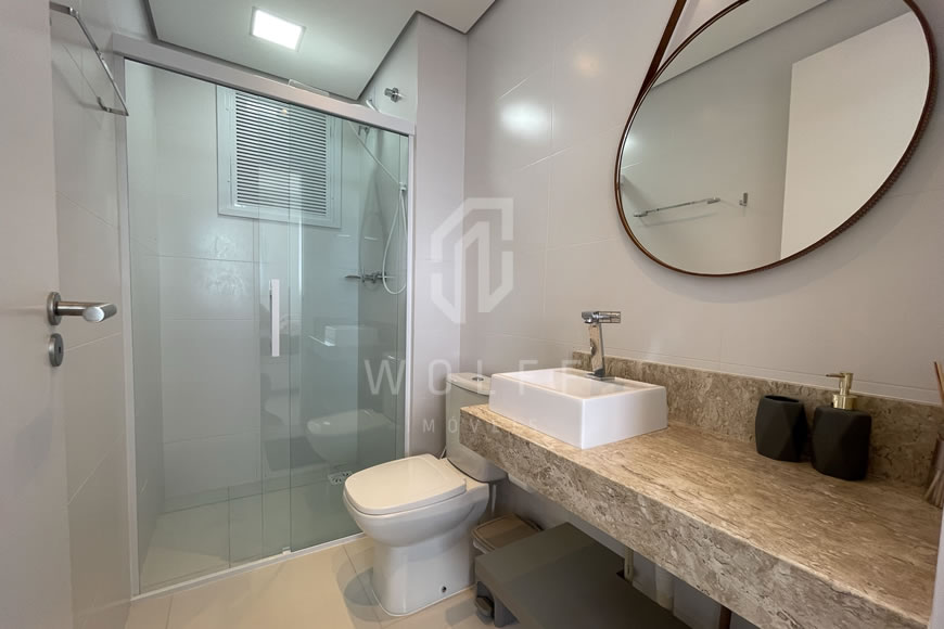 JD1287 - Apartamento Mobiliado com Excelente Vista Mar