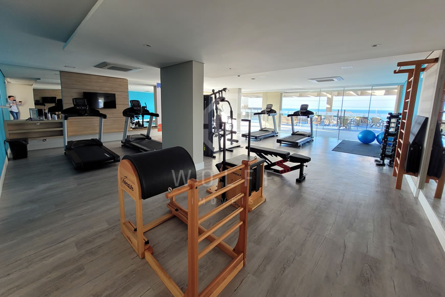 JD1287 - Apartamento Mobiliado com Excelente Vista Mar