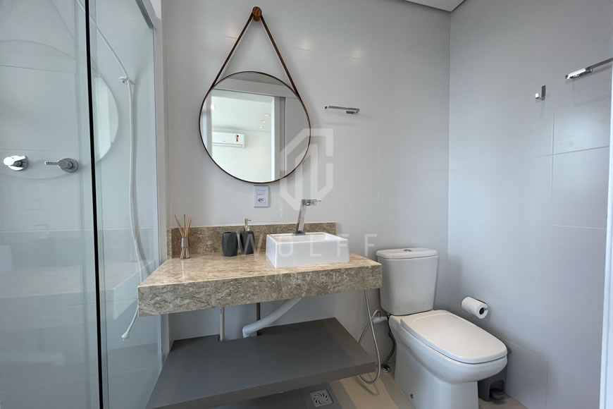 JD1287 - Apartamento Mobiliado com Excelente Vista Mar