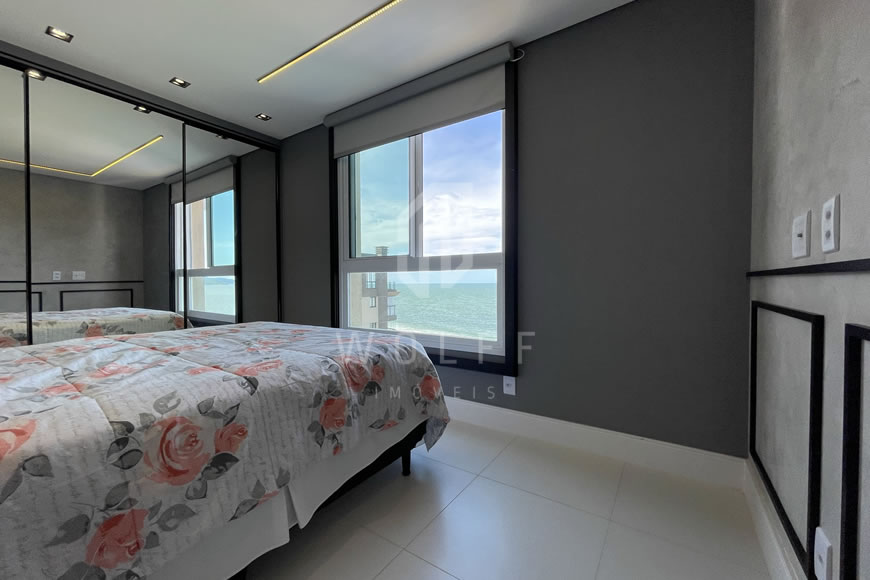 JD1287 - Apartamento Mobiliado com Excelente Vista Mar