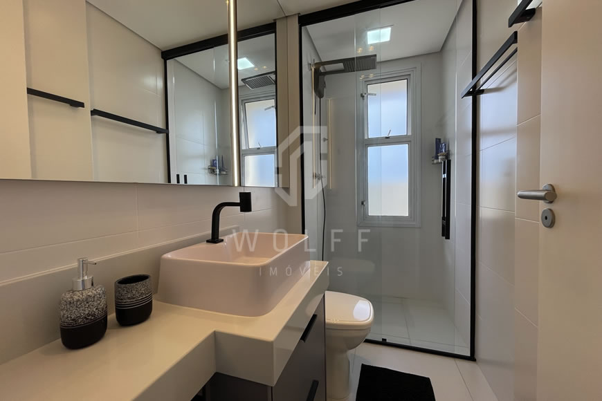JD1287 - Apartamento Mobiliado com Excelente Vista Mar