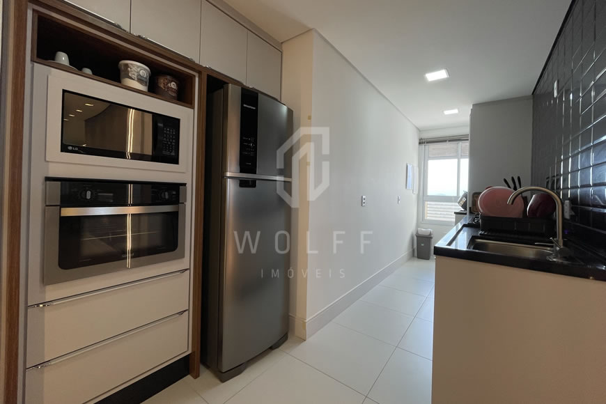 JD1287 - Apartamento Mobiliado com Excelente Vista Mar
