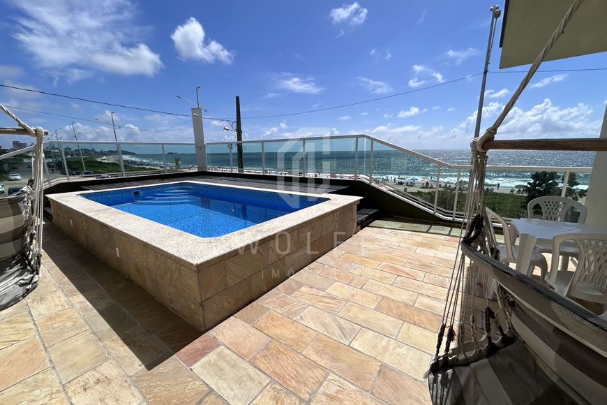 JD1288 - Sobrado Mobiliado Frente Mar