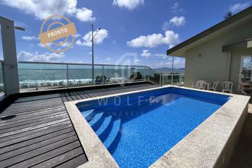 JD1288 - Sobrado Mobiliado Frente Mar