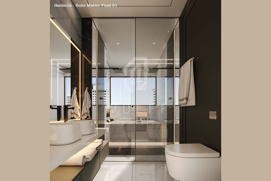 JD1301 - Apartamentos Estilo Neoclássico na Quadra Mar