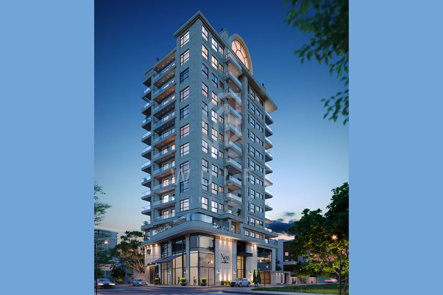JD1301 - Apartamentos Estilo Neoclássico na Quadra Mar