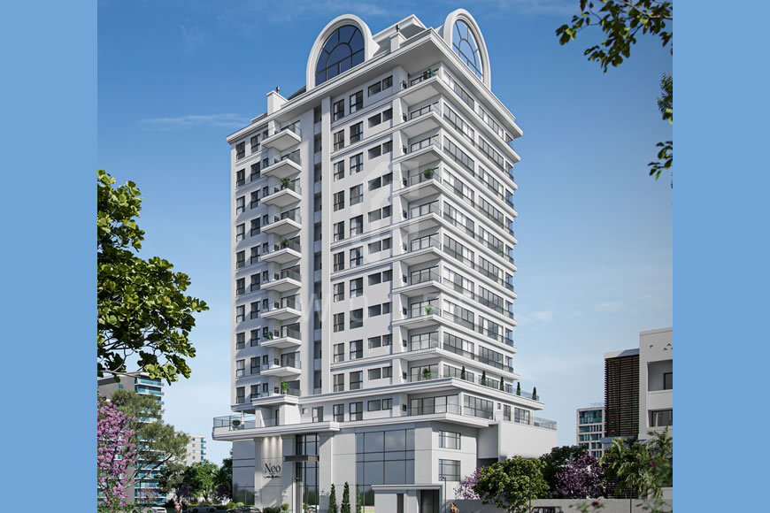JD1301 - Apartamentos Estilo Neoclássico na Quadra Mar