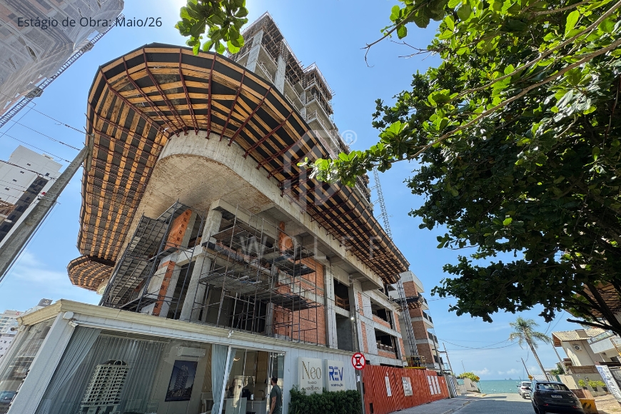 JD1301 - Apartamentos Estilo Neoclássico na Quadra Mar