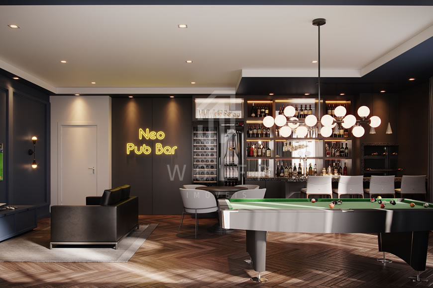 JD1301 - Apartamentos Estilo Neoclássico na Quadra Mar