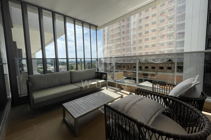 JD1308 - Apartamento mobiliado de frente para o mar