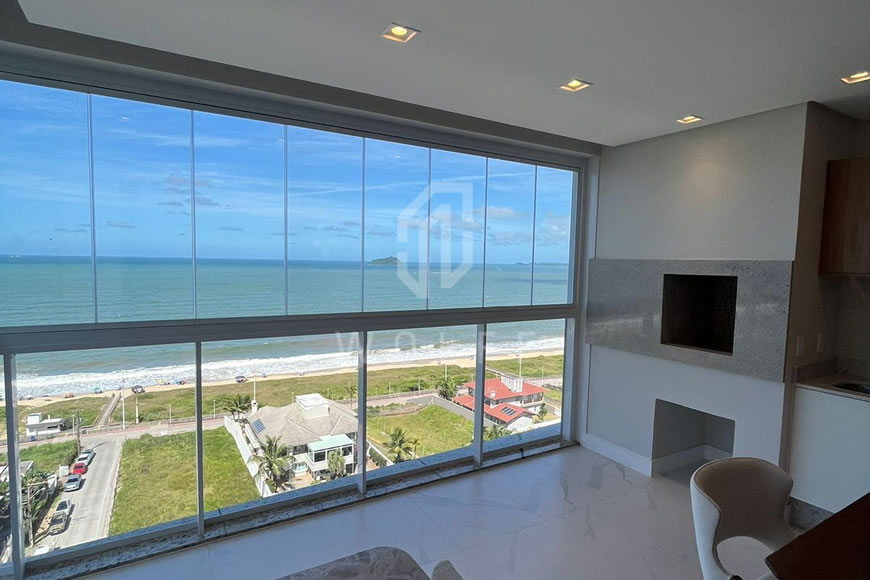 JD1308 - Apartamento mobiliado de frente para o mar