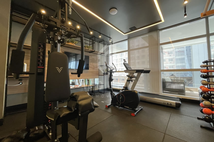 JD1308 - Apartamento mobiliado de frente para o mar