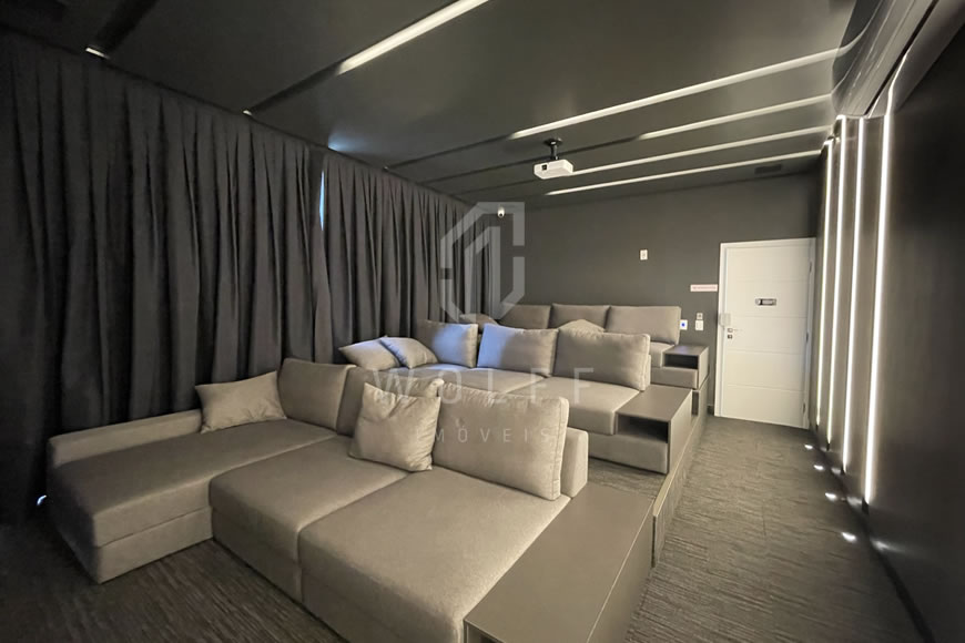 JD1308 - Apartamento mobiliado de frente para o mar
