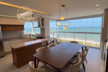 JD1308 - Apartamento mobiliado de frente para o mar