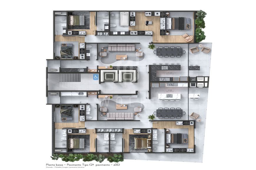 JD1318 - Apartamentos Exclusivos na Quadra Mar