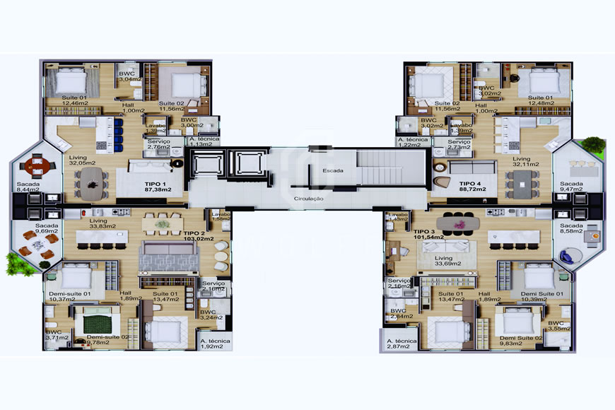 JD1319 - Jardim do Grant - Apartamentos em Itajuba