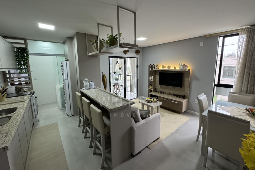 JD1321 - Apartamento Mobiliado a 250m da Praia