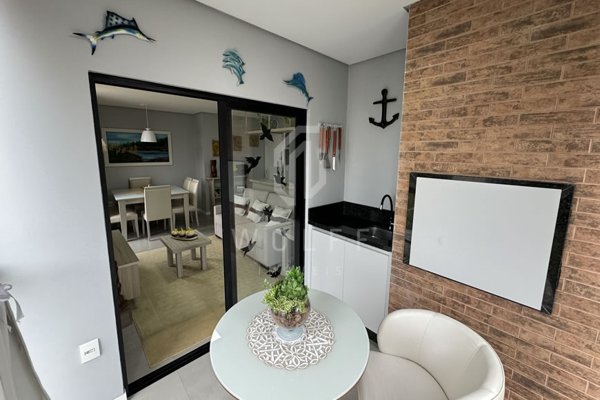 JD1321 - Apartamento Mobiliado a 250m da Praia