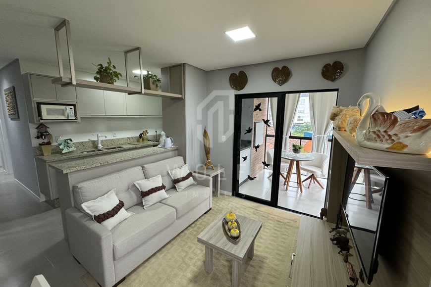 JD1321 - Apartamento Mobiliado a 250m da Praia