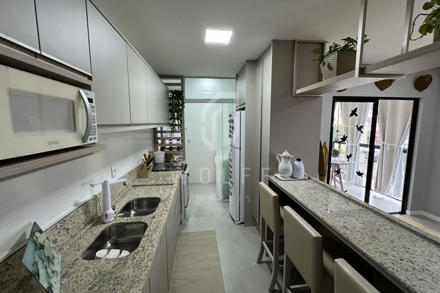 JD1321 - Apartamento Mobiliado a 250m da Praia