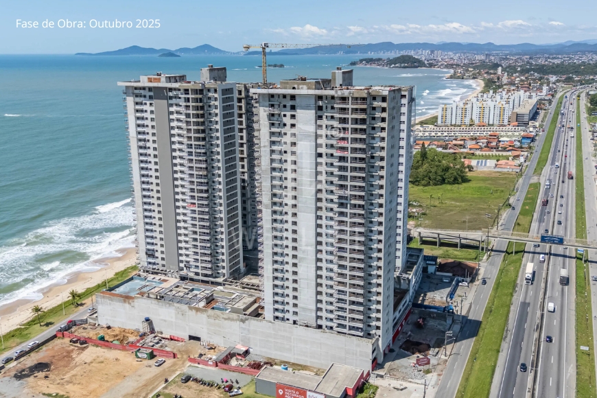 JD1324 - Apartamento Frente Mar na Praia do Tabuleiro