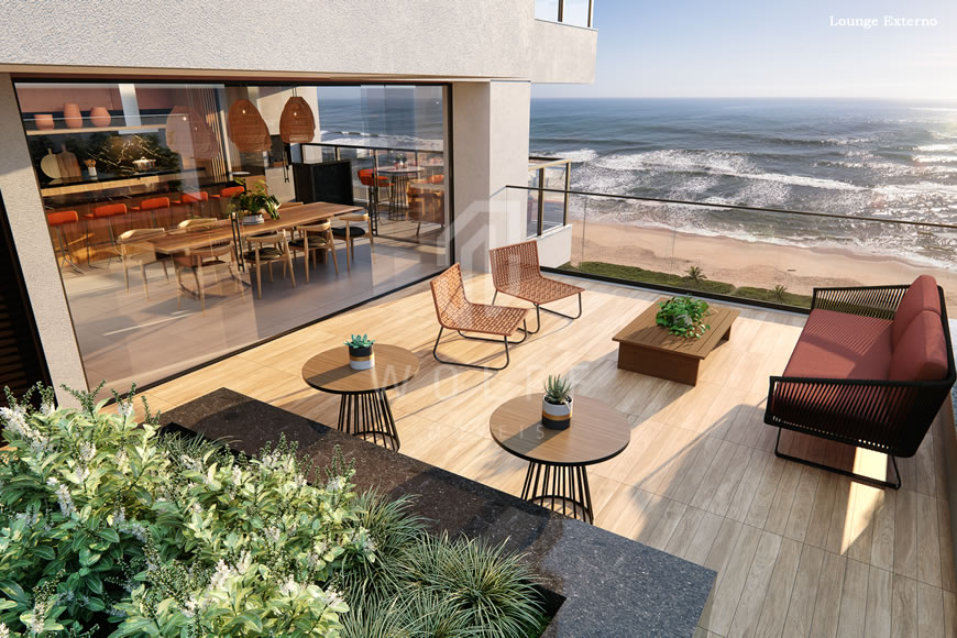 JD1324 - Apartamento Frente Mar na Praia do Tabuleiro