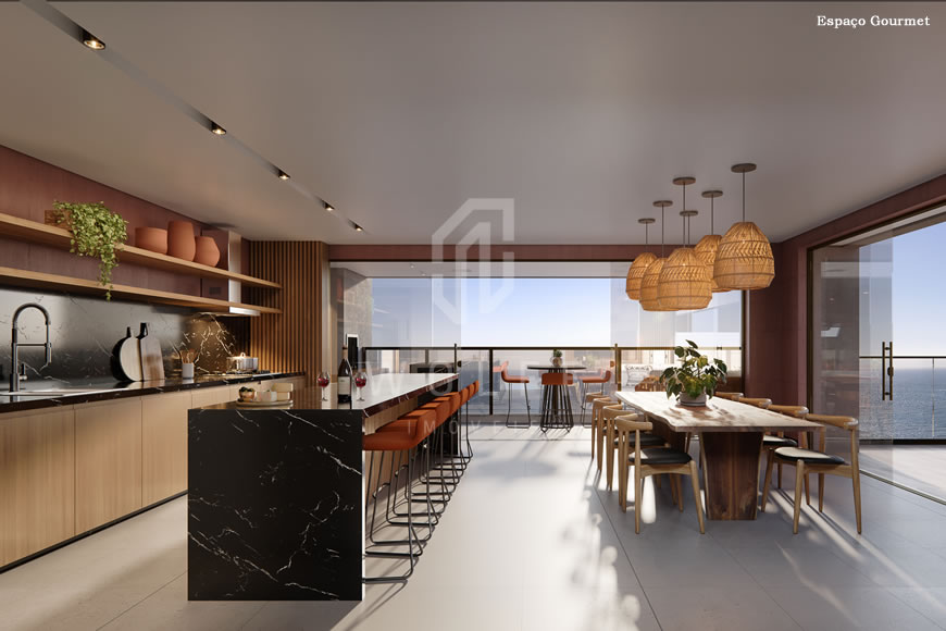 JD1324 - Apartamento Frente Mar na Praia do Tabuleiro