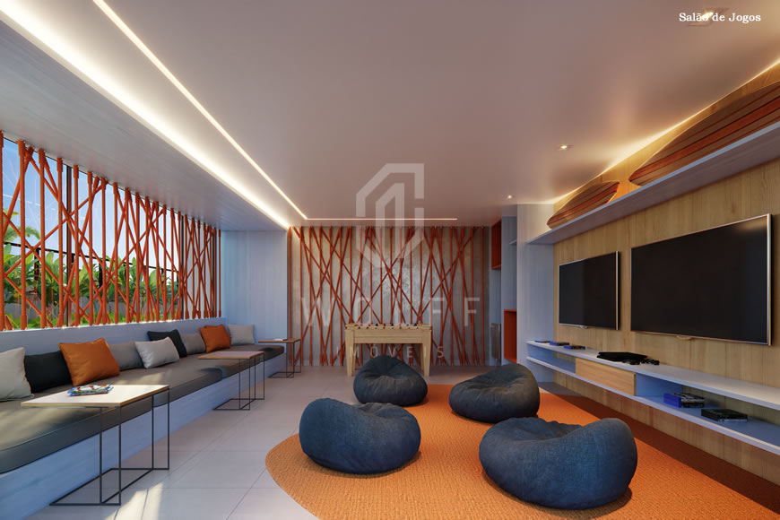 JD1324 - Apartamento Frente Mar na Praia do Tabuleiro