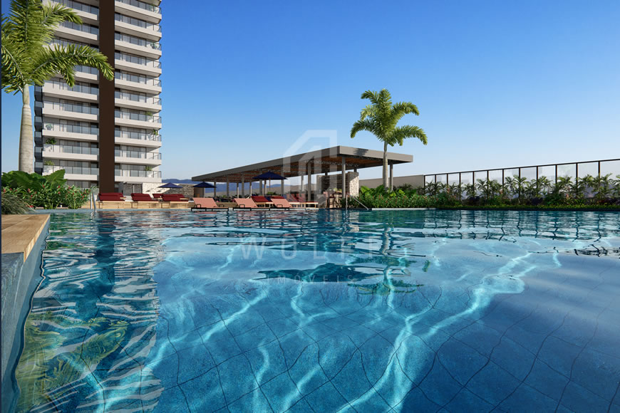 JD1324 - Apartamento Frente Mar na Praia do Tabuleiro