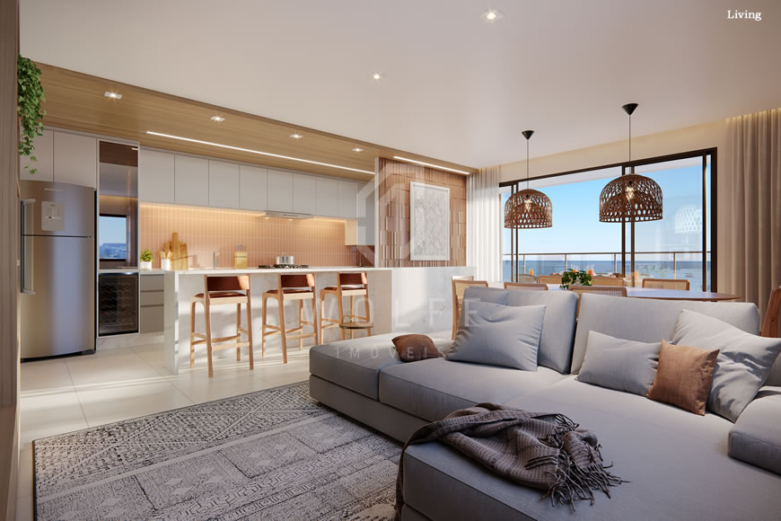 JD1324 - Apartamento Frente Mar na Praia do Tabuleiro