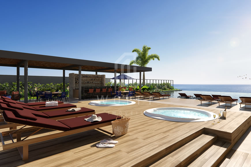 JD1324 - Apartamento Frente Mar na Praia do Tabuleiro