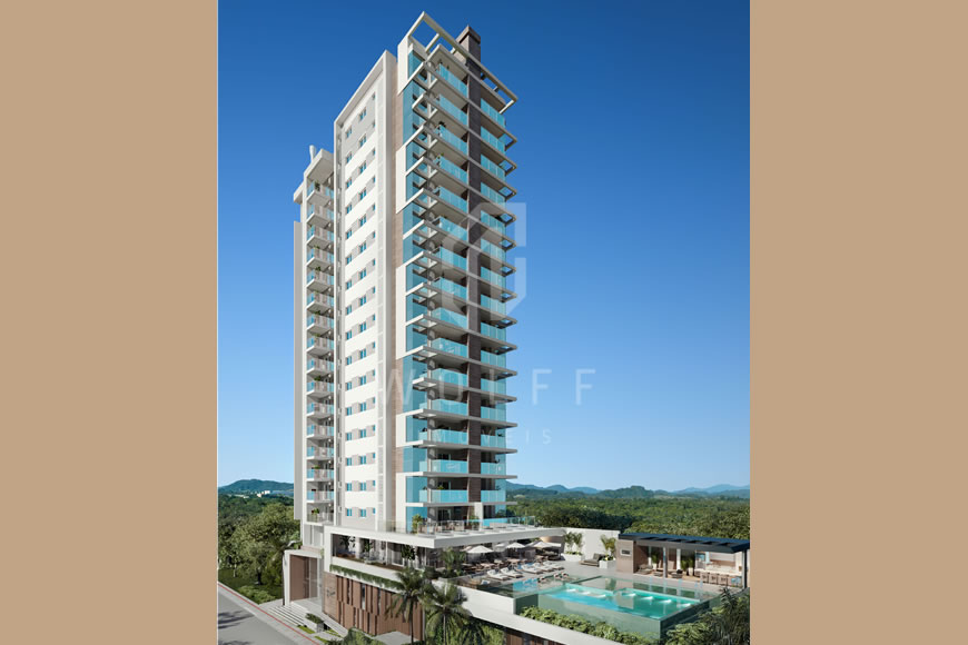 JD1333 - Breeze Tower - Apartamento de 02 suítes com Vista Mar 