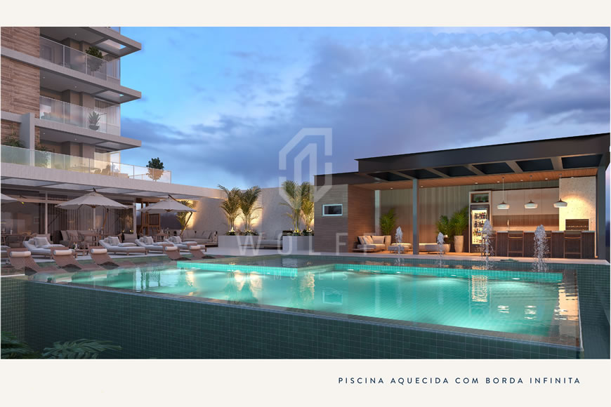 JD1333 - Breeze Tower - Apartamento de 02 suítes com Vista Mar 